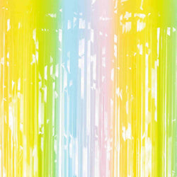 Rainbow Curtain Foil Fringe | 3' x 6.5'