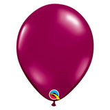 Burgundy Pearl 11 IN (28cm) Round Latex Balloons Package 10 Qualatex