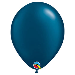 Midnight Blue Pearl 11 IN (28cm) Round Latex Balloons Package 10 Qualatex