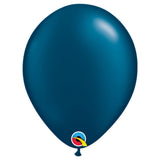 Midnight Blue Pearl 11 IN (28cm) Round Latex Balloons Package 10 Qualatex