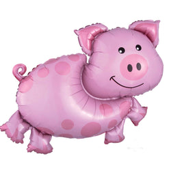 Pink Pig Balloons - 35 IN