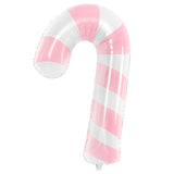 Pink Candy Cane Foil Balloon 32 IN