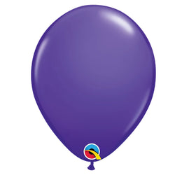 Purple Violet 11 IN (28cm) Round Latex Balloons Package 10 Qualatex