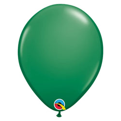 Green 11 IN (28cm) Round Latex Balloons Package 10 Qualatex