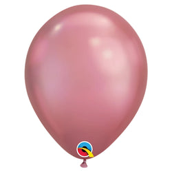 Mauve Chrome Latex Balloons Qualatex