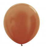 Copper Round Latex Balloons (5", 11", 16", 24", 36")