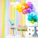 Rainbow Curtain Foil Fringe | 3' x 6.5'