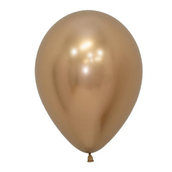 Reflex Gold Latex Balloons | 5 INCH (13cm) | Package 10