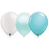 Robin's Egg Blue Teal Ombre Latex Balloon Mix