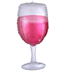 31 Inch Rosé Wine Glass Balloon 