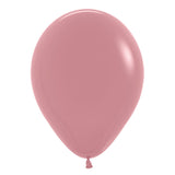 9 inch rosewood pink balloons