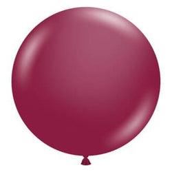 17 inch round  sangria red latex balloons