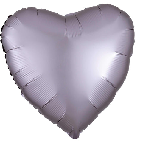 Heart Balloon | Satin Greige Taupe | 18 Inch