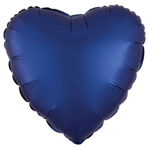 Heart Balloon | Satin Navy Blue | 18 Inch