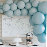 Sea Glass Blue Latex Balloons | 17 INCH | Tuftex