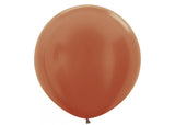 Copper Round Latex Balloons (5", 11", 16", 24", 36")