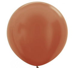 Copper Round Latex Balloons (5", 11", 16", 24", 36")