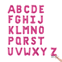 Pink Letter Balloons l Small 13.5IN (32cm)