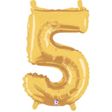 14 INCH | Gold Letter Balloons