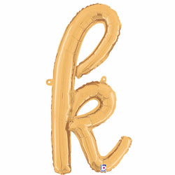 Letter k balloon in gold 14 inch