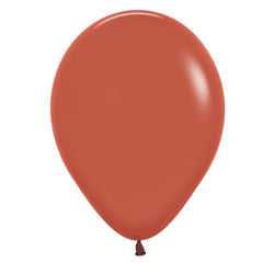 12 Inch Terra Cotte Red Latex Balloons