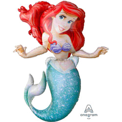 airel the little mermaid airwalker balloon in 53 inch