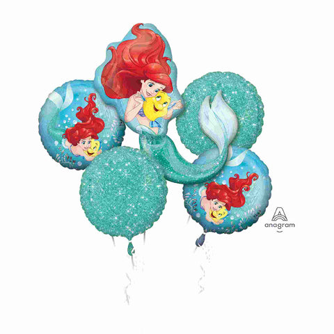 Set of 5 Little Mermaid Balloon Bouquet by Anagram