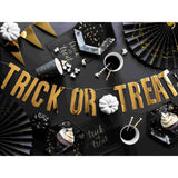 Gold Spooky Paper Banner | Gold