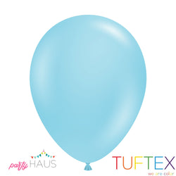 Sea Glass Blue latex balloons by tuftex