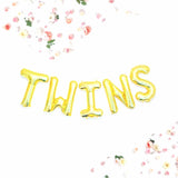 Twins letter balloon banner kit