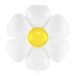 Daisy Flower balloon in white and yellow