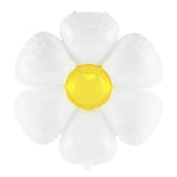 Daisy Flower balloon in white and yellow