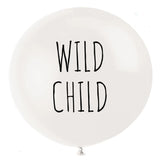 WILD CHILD Custom Latex Balloons