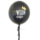 wild one custom balloon in 36 inch